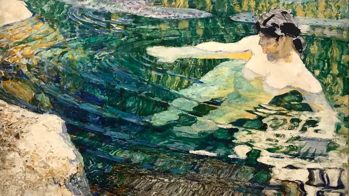 image from Frantisek Kupka, la Baigneuse