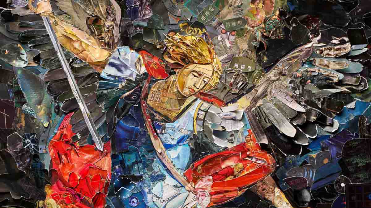 image from Vik Muniz, les Mandalas des Favelas