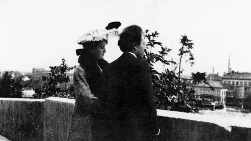 Photographie d’Alma et Gustav Mahler