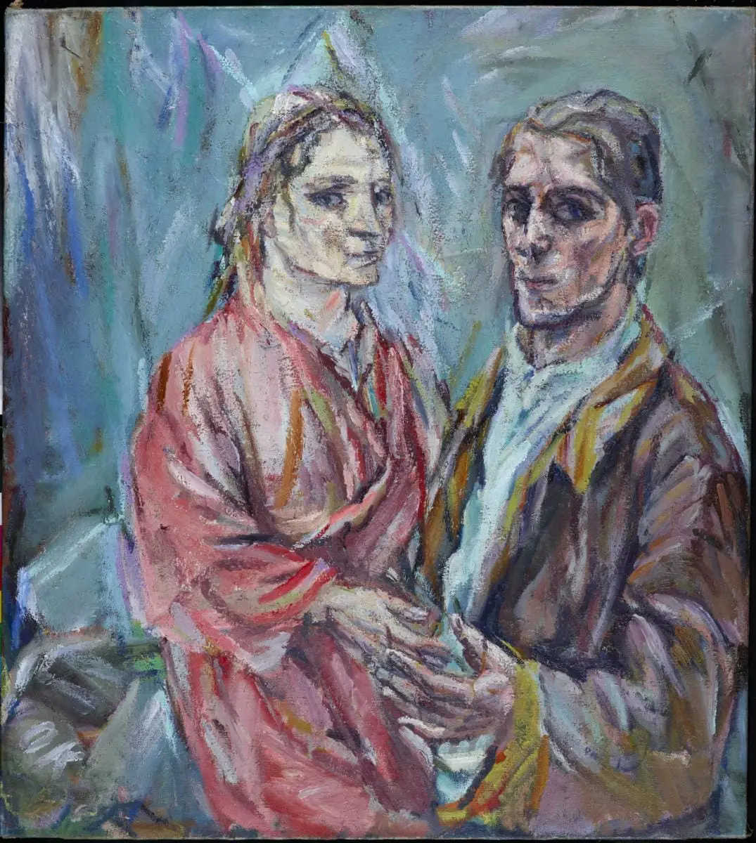 Oskar Kokoschka. Doppelbildnis Oskar Kokoschka und Alma Mahler. 1912.