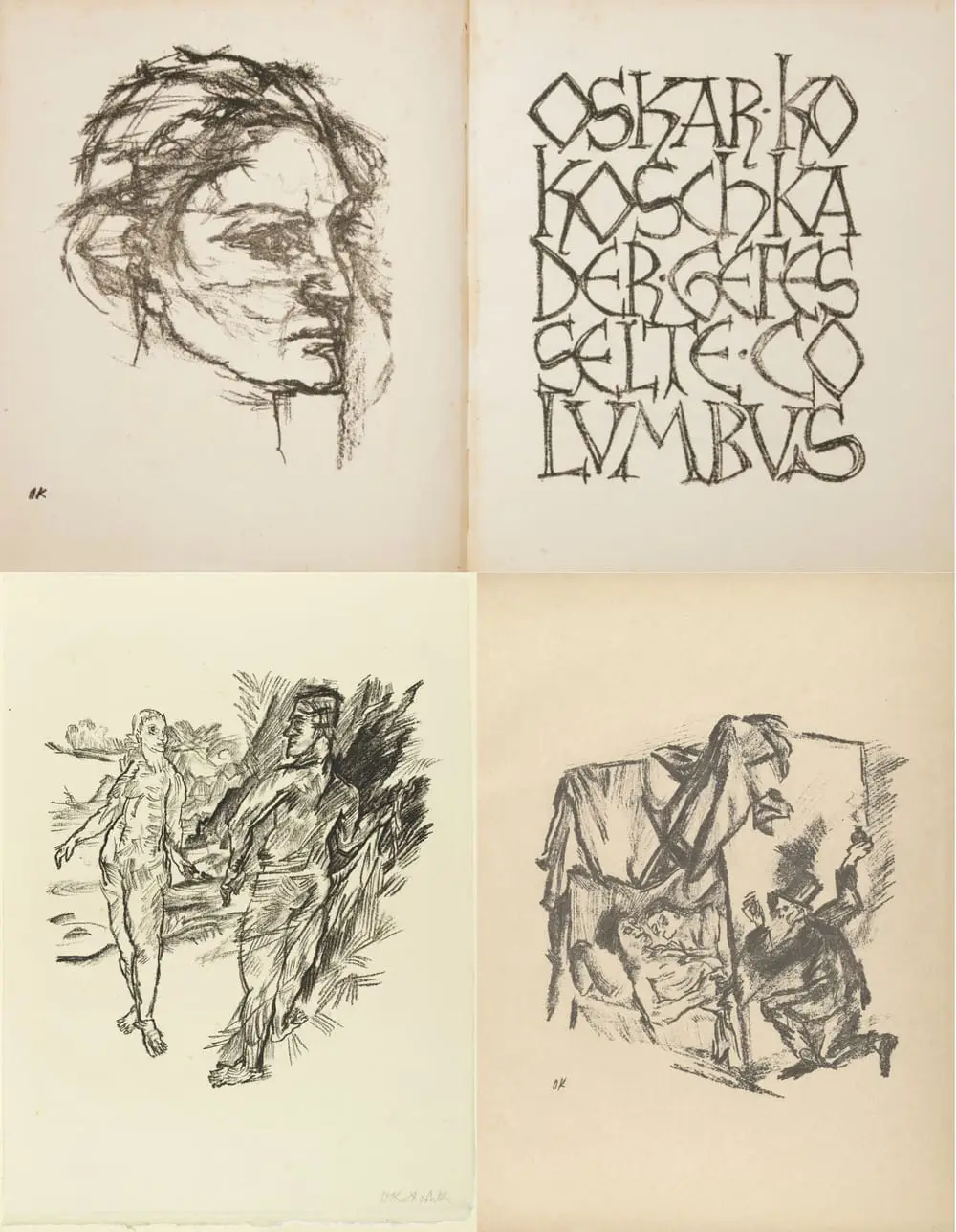 Dessins d’Oskar Kokoschka