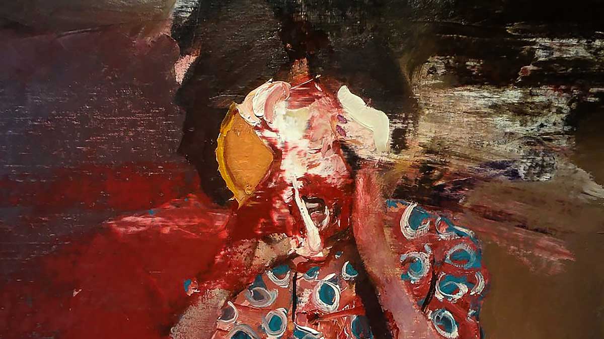 image from Adrian Ghenie. La texture des monstres